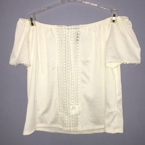 Off the shoulder blouse